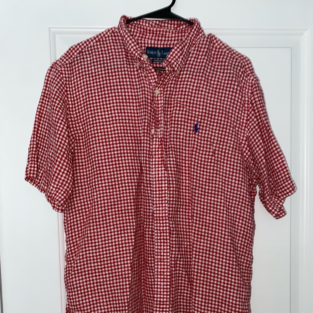 Polo Ralph Lauren Red/White Checked Button down
